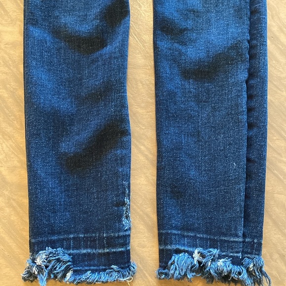 DL 1961 Margaux Instasculpt Ankle Skinny Frayed/Harlow Wash - Picture 6 of 9